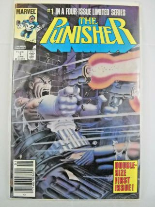 The Punisher Limited Series 1 Of 4 1985 Double - Sized First Issue