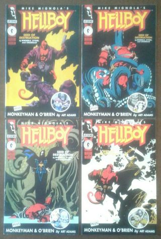 Hellboy Seed Of Destruction Limited Series (dark Horse 1994).
