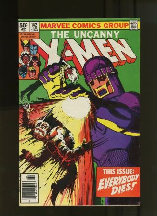 Uncanny X - Men 142 Vg,  4.  5 1 Book (1980) Classic Tale " Days Of Future Past " Pt.  2