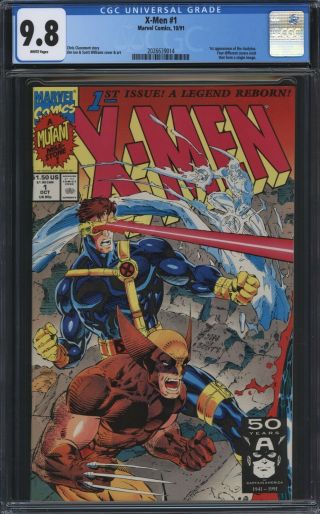 X - Men 1 (1991) Cgc 9.  8 Lee Williams Wolverine/cyclops/iceman Cover 1st Acolytes