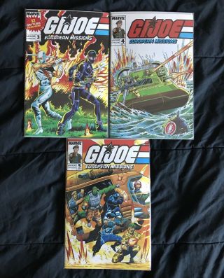 G.  I.  Joe: European Missions 3 - 5 (1988) Marvel Uk Reprints Action Force Monthly