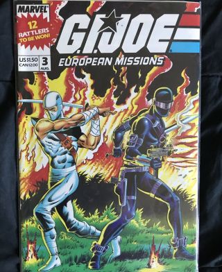 G.  I.  Joe: European Missions 3 - 5 (1988) Marvel UK Reprints Action Force Monthly 2