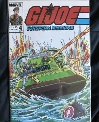 G.  I.  Joe: European Missions 3 - 5 (1988) Marvel UK Reprints Action Force Monthly 3