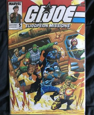 G.  I.  Joe: European Missions 3 - 5 (1988) Marvel UK Reprints Action Force Monthly 4