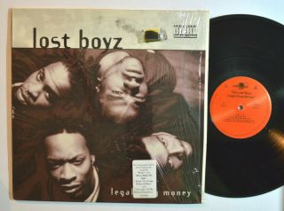 Rap Lp - Lost Boyz - Legal Drug Money In Shrink W/ Hype Sticker 2xlp 1996 M -