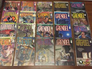 Grendel Comic Books By Comico Copper Age First Series 1 - 40 Complete 145