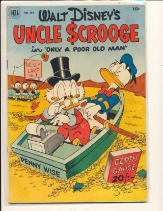Four Color 386 - Uncle Scrooge (1) By Carl Barks Vg/fine Cond.  Rusty Staples