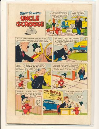 Four Color 386 - Uncle Scrooge (1) by Carl Barks VG/Fine Cond.  rusty staples 2