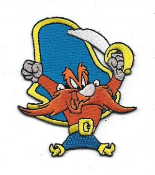 Looney Tunes Yosemite Sam Figure With Sword Embroidered Patch