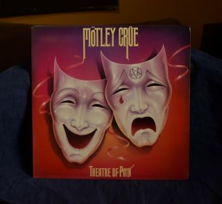 Motley Crue Very Rare Lp Theatre Of Pain 1985 Usa 1st Press Out Of Print