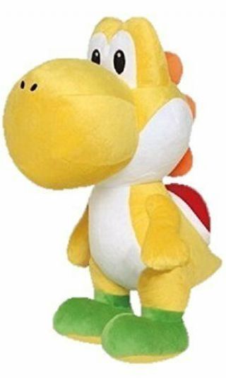 Taito Mario Oversized Stuffed Yoshi Yellow Separately Japan Game