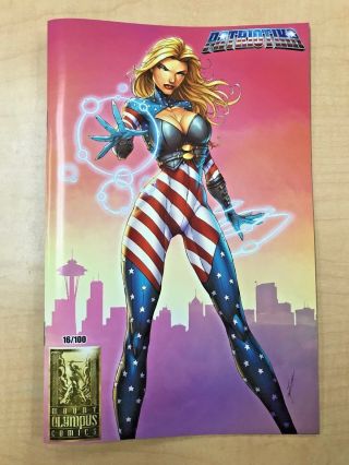 Patriotika 1 Ace Seattle Comic Con Variant Cover By Jamie Tyndall 100 Made