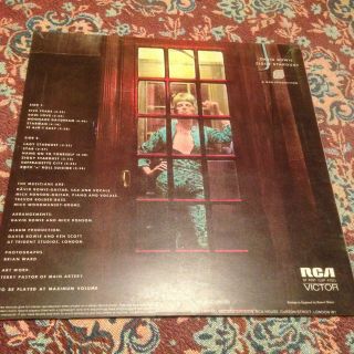 DAVID BOWIE - RISE & FALL OF ZIGGY STARDUST - ORANGE RCA 1972 UK 1ST EARLY PRESS 2