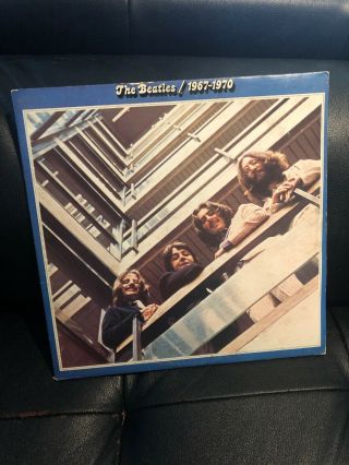 The Beatles 1967 - 1970 Double Blue Lp Vinyl Record Album Sebx - 11843 Usa 1978
