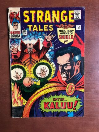 Strange Tales 148 (1966) 5.  5 Vg Marvel Key Issue Silver Age Origin Ancient One