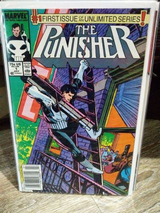 The Punisher 1 (2nd Series) 1987 Vf/nm Newsstand Edition Marvel