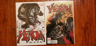 Marvel Comics Venom 1 And 3 Nm 2011 Agent Venom Flash
