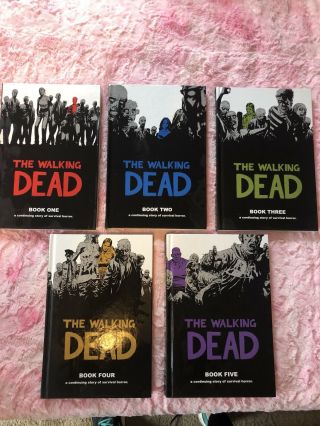 The Walking Dead,  Hardcover,  Books 1 - 5 (set)