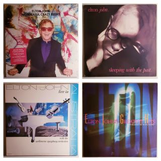 Elton John - 4 - Lp (vinyl) Custom Bundle - Near