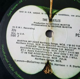 Beatles White Album Lp 1st Uk Press Stereo Racoon Error Massive Rarity