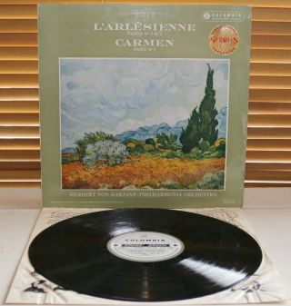 Sax 2289 (b/s 1st Ed) Bizet: L’arlesienne & Carmen Suites Herbert Von Karajan