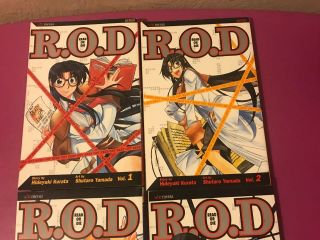 R.  O.  D.  (Read or Die) : Volumes 1 - 4 Manga Viz Media by Hideyuki Kurata EX 2