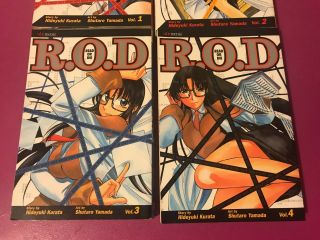 R.  O.  D.  (Read or Die) : Volumes 1 - 4 Manga Viz Media by Hideyuki Kurata EX 3
