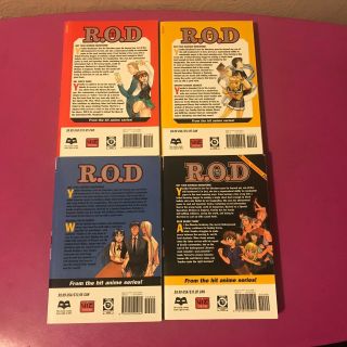 R.  O.  D.  (Read or Die) : Volumes 1 - 4 Manga Viz Media by Hideyuki Kurata EX 4