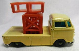 Vtg 1960s Miniature Diecast Toy Vehicle Husky Volkswagen Vw Lift Pick Up Truck