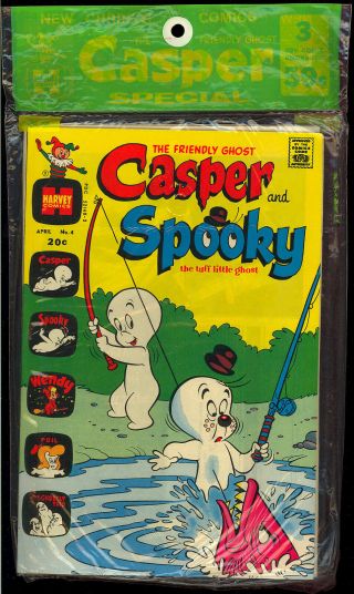 Casper Special Harvey Comic Pack Of 3 April 1973 Vf