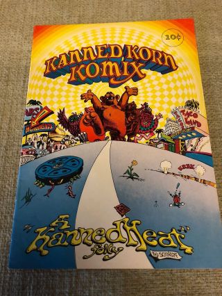 Kanned Korn Komix By Neal Aberman Adapted By Bo Schnepf 1969 Canned Heat Fanclub