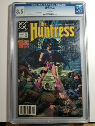Huntress 1 Cgc 8.  5 White Pages