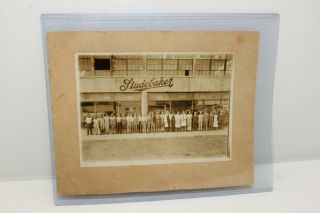 RARE Vintage STUDEBAKER Factory PHOTOGRAPH 27 Workers Body Fender Old Photo 2