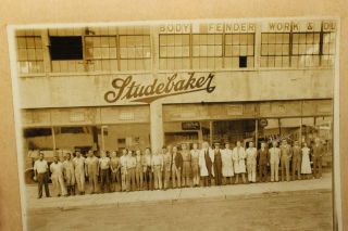RARE Vintage STUDEBAKER Factory PHOTOGRAPH 27 Workers Body Fender Old Photo 5