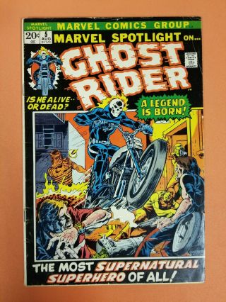 Marvel Spotlight 5 (1972) 1st Ghost Rider / Johhny Blaze (medium Grade)
