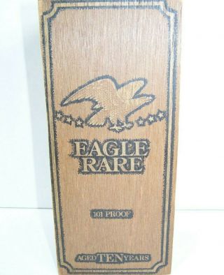 Eagle Rare Kentucky Bourbon Whiskey Wood Liquor Storage Box