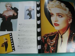 MADONNA Who ' s That Girl World Tour Book w/ Ticket 1987 Japan 3