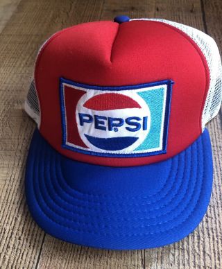 Pepsi Snapback Trucker Hat