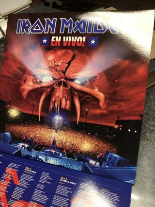 Iron Maiden En Vivo Live Vinyl 3 Lp The Final Frontier Tour Like