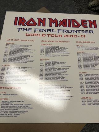 Iron Maiden En Vivo Live Vinyl 3 Lp The Final Frontier Tour Like 4