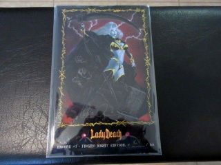 Lady Death Encore 1 Fright Night Jeweled Edition Variant Limited To 66 Copies