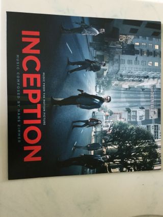 Inception Soundtrack Vinyl Record.