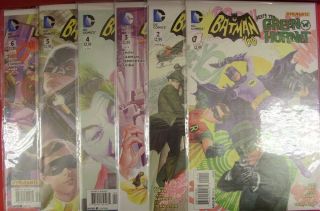 Batman 66 Meets Green Hornet 1 - 6 Dynamite Comic Set Complete Kevin Smith 2014 Nm