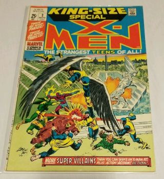 X - Men Annual 2 Marvel 1971 Rare Key Issue,  Professor X,  Beast,  Cyclops,  Jean Grey