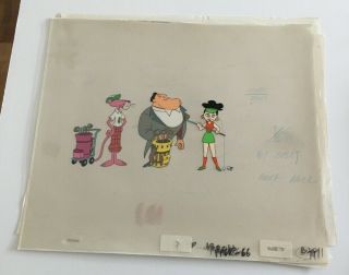 Pink Panther,  Production Cel,  Hand Painted Golfing 3 Cel Set - Up