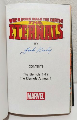 The Eternals Custom Bound Volume Jack Kirby Marvel Comics Complete Full Run 1 - 19 3