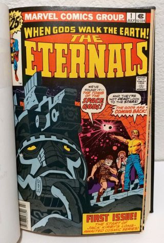 The Eternals Custom Bound Volume Jack Kirby Marvel Comics Complete Full Run 1 - 19 4