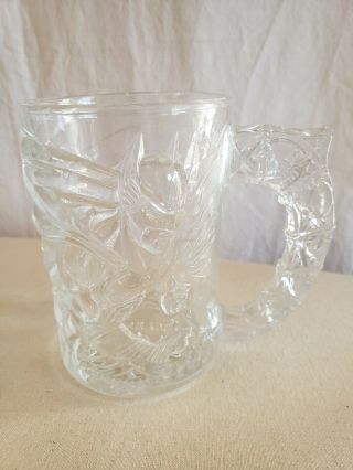 Complete Set of 4 1995 BATMAN FOREVER Collectible McDonald ' s Glass Mugs 3