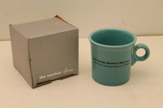 Fiestaware The Andy Warhol Museum Carnegie Pittsburgh Pa Ring Handle Coffee Mug