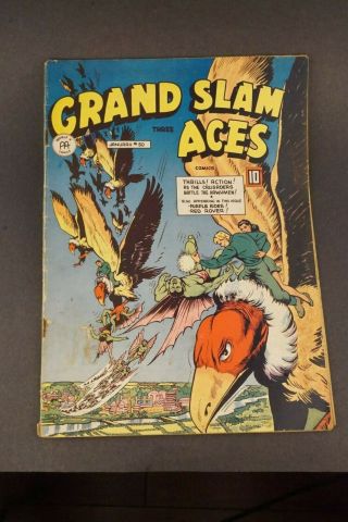 1946 Grand Slam Three Aces 50 Double Aa Comics Cmc18